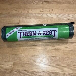 Vintage NOS 72"x20" Original Thermarest  Camping‎ Mattress Pad w Staytek 1996